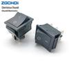 KCD4-201 interruptor preto tipo barco interruptor de alimentação 2-gear quatro pernas seis pernas barco tipo interruptor eletrodoméstico interruptor