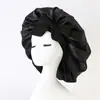 Sombrero de Seda Imitación Adecuado para Dormir Damas Sombrero de Satén Sombrero Gorro de Noche Bufanda Envolvente Banda para Cabello Rizado Sombrero