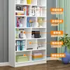 Estantería de madera maciza hecha a medida, armario de almacenamiento de pie, vitrina simple estilo nórdico, armario de almacenamiento, armario doméstico para guardar artículos.