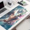 Mouse Pad Sexy de Beleza Anime Borda Travada Oversized Pad para Laptop Mouse Pad Grande para E-sports Mesa para Teclado