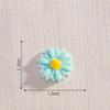 Musgo micro paisaje simulación decoración de flores diy accesorios de joyería de resina material hecho a mano pequeña margarita girasol