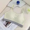 Cómodo Chaleco para Niña con Copas Fijas Estudiante de Secundaria y Preparatoria Tirante Ajustable Ropa Interior Antideslizante Envoltura de Pecho con Copa de Papel