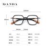 Nuevos Lentes Anti-Luz Azul para Niños, Lentes Planos Multiframe de Moda Tr5127 Marco para Lentes de Miopía Bicolor Ultraligero