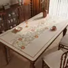 Tapete de Mesa de Jantar Estilo Novo 2026, Luxo Leve Estilo Americano, Sensação de Alta Qualidade, Impermeável, à Prova de Óleo, Lavável, Isolante Térmico, Tapete Protetor de Mesa em Couro