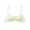 Directamente del fabricante, bestseller transfronterizo sujetador para mujer sin tirantes espalda descubierta tacto frío gel de gelatina sin costuras invisible push-up escote pronunciado