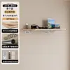 Estante de Pared para Sala de Estar, Estante de Almacenamiento de Madera Maciza, Estilo Madera Natural, Barra de Comedor, Estante Decorativo Multicapa, Portavasos, Panel Divisor