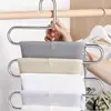 Cabide de Calças Multicamadas de Aço Inoxidável Economizador de Espaço para Organização de Calças e Roupas Artefato