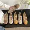 Zapatos de Ballet Suaves Estilo Francés, Zapatos de Salón, Falda, Zapatos Mary Jane Nuevos con Lazo 2025, Zapatos de Salón Retro de Primavera para Mujer