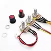 Potenciômetro Knobe WH148 Simples/Duplo Controle de Velocidade/Tensão/Tom com Fios de Terminal 1M 2M