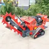Exportado a Europa: Máquina Excavadora Tipo Oruga, Máquina Excavadora para Zanjas en Huertos Agrícolas, Máquina Excavadora para Plantación en Invernaderos Alimentada por Combustible