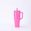 Processamento Personalizado Amazon Caneca Ice Buster de Aço Inoxidável 40oz 304 Camada Dupla com Alça Caneca de Carro de Aço Inoxidável Isolada