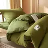 Juego de cuatro piezas de jacquard gofrado 100% algodón estilo minimalista, juego de tres piezas de algodón puro para cama individual litera de dormitorio estudiantil