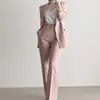 Blazer estilo coreano nuevo para Primavera y Otoño 2026, moderno y casual, traje profesional con pantalones, conjunto de dos piezas OL