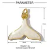 Europeu e Americano gota de óleo borboleta amor cobre zircônia pulseira diy pingente feminino cauda de sereia pingente de colar acessórios de joias