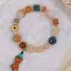 Pulsera de Bodhi de 18 Semillas Multi-Preciosas para Hombres y Mujeres, Diseñada para que los Estudiantes Jueguen y la Usen, Pulsera de Cuentas de Oración Budista
