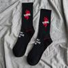 Calcetines para hombre tendencia europea y americana calcetines con tótem de letras hip-hop deportivos calcetines para hombre hip-hop patineta algodón calcetines para hombre al por mayor