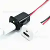 Conector fêmea Tipo-C com luz indicadora de energia, de encaixe com cabo, 2 pinos PD carregamento rápido, certificado CE, formato quadrado branco