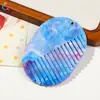 Qiyue Peine Espejo con Patrón de Mármol para Ps Transfronterizo Peine Espejo Multifuncional Peine para el Cabello Versátil Antiestático Accesorios para el Cabello Venta al por Mayor