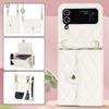 Adecuado para Samsung Z Flip8/7 Funda de Teléfono 6/5, Bolso Pequeño Cruzado Estilo Chanel, Razr60/ 30% de descuento Funda Protectora para Pantalla Plegable