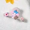 Dibujo animado sanlio Perro Pacha pegamento flexible de PVC accesorios de joyería pasador para el pelo de niños diadema caja de almacenamiento para bolsa parche DIY