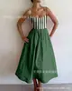 Nuevo vestido de tirantes casual, elegante y con estilo, estampado digital transfronterizo para mujer, vestido de verano