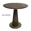 Mesa Redonda Pequeña de Madera Maciza para Oficina de Ventas, Mesa y Sillas de Negociación para Tienda 4S, Mesa de Comedor de Lujo Ligero, Mesa de Café de Mármol para Hotel T450