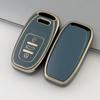 Funda para llave de coche Audi A6L, compatible con mando a distancia A7A8A3a5q5s6, TPU, Phnom Penh, con hebilla protectora de cobertura completa.