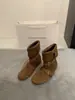 Botines Chelsea de Plataforma Retro para Mujer 2026 Suela Suave Hebilla Media Caña Estilo Vaquero Apilados Botas de Montura Uso Bidireccional