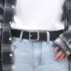 Cinto Trançado Feminino Estilo Ins Estudante Decorativo Jeans Tendência Simples Moda Calças Cinto Masculino Cinto de Treinamento Militar