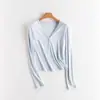 Camisa de oxigênio com sensação de pele para mulheres no outono e inverno