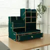 Caja de Almacenamiento de Documentos de Oficina del Fabricante Gran Capacidad Nórdica Creativa de Moda Estante de Almacenamiento con Compartimentos para Portalápices de Escritorio