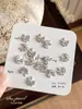 Accesorios de Aleación de Doble Mariposa de Uñas de Arte de Uñas de Moda Estilo de Lujo Pedrería de Mariposa 3D para Uñas Accesorios de Uñas Portátiles Populares Venta al por Mayor