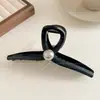 Grampo de cabelo tipo pinça de tubarão extra grande, novo modelo estilo coreano 2026, toque de alta qualidade, adequado para cabelos grossos, pinça de garra versátil e simples para penteados presos