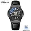 Chenxi Moda Nuevo Reloj Mecánico Totalmente Automático Reloj de Marca de Alta Gama Hombres Reloj Mecánico Impermeable Luminoso para Hombres