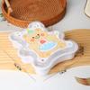 Caja decorativa creativa con dibujos animados para tartas, mousse, crema, blíster transparente para hornear postres