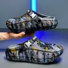 Zuecos para Hombre 2026 Verano Nuevo Estilo Exteriores Suela Suave Cómodos Chanclas de Playa Conducción Casual Talla Grande Zapatos Perforados