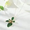 Conjunto de Joias Transfronteiriças Europeu e Americano: Conjunto de Colar, Brincos, Pulseira e Anel de Flor em Camadas com Gotejamento de Óleo, Acessórios de Mão, Pulseira de Pulso