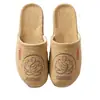 Zapatillas chinas de primavera y verano, todo lino, para interior, mujer, antideslizantes, de verano, para oficina, pareja, sandalias de suelo para hombre