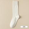 Meias de pelúcia pretas para mulheres com sapatos pretos meias jk de cano médio ins populares rede social algodão absorventes respiráveis meias atacado
