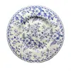 Pratos de Cerâmica Chinesa Estilo Europeu e Americano de 10 polegadas com Desenhos Florais Opcionais, Pratos de Jantar com Renda, Pratos de Sobremesa, Pratos para Bolo de Lanche Atacado