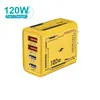 Cargador de 120W Puerto Plateado Aacc Patrón Mecha Adaptador de Corriente de 5V2A12W Cargador de Teléfono Móvil Estándar EU/US/UK