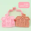 Molde para Galletas Temático de Maestro para Uso en Casa, Cortador de Presión Tipo Tres Dimensiones para Galletas de Fondant, Herramienta para Hornear