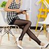 Leggings de Malha de Verão Tamanho Grande Estilo Coreano Ultra-finos Cor Doce Peça Externa Emagrecedor Alta Elasticidade Calças Comprimento do Tornozelo