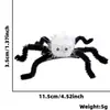 Nuevo Tocado de Araña para Mascota Broma DIY Pinza de Pelo de Araña Estéreo Gato y Perro Fiesta de Halloween Pinza para el Pelo Decorativa
