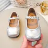 Zapatos Planos de Cuero para Niñas 2026 Otoño Nuevos Zapatos de Princesa para Actuación de Niñas Zapatos Planos para Niñas Pequeñas Mocasines para Bebés