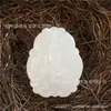 Directo de Fábrica Jade Blanco GuanYin Encaje Blanco de Jade GuanYin Blanco Jade de Afganistán Colgante de Jade GuanYin