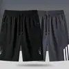 Shorts de Secagem Rápida para Homens, Verão 2026, Casuais Soltos de Perna Reta, Seda Gelada Respiráveis Elásticos, Shorts Esportivos, Calças de Ar Condicionado