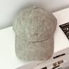 Gorra de Béisbol Retro Americana con Letras de Marca de Moda 2025 para Mujeres Verano Circunferencia de Cabeza Grande Gorra de Pico de Pato para Adelgazar la Cara de Hombres