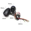 Seta retrô para motocicleta CG125 modificada Luz de seta Harley carro elétrico 12V luz de direção de cruzeiro luz de grade