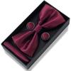 En stock Corbata de Moño Rayada Caja de Regalo para Hombre Empaque Novio MC Anfitrión Vestido de Moño Accesorios de Boda